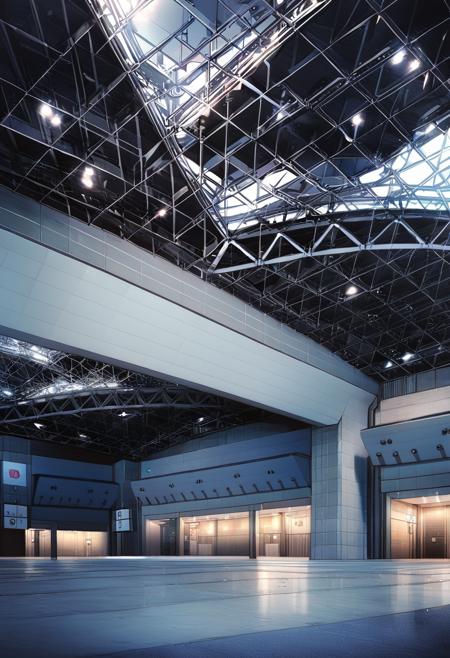 東京ビッグサイト東展示場  / TokyoBigSight EASTHALL indoors SDXL