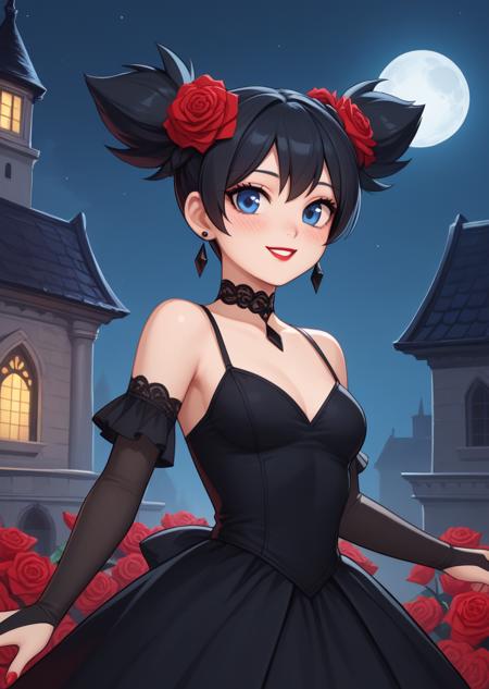 Kurumi Nui (Human Kuromi - Sanrio) [Illustrious/pony]