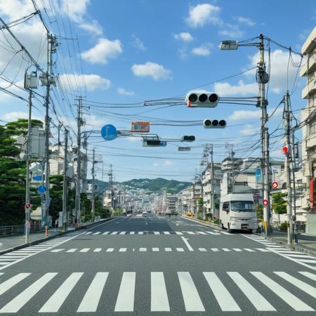 日本の住宅街の道路 / Residential streets in Japan SDXL