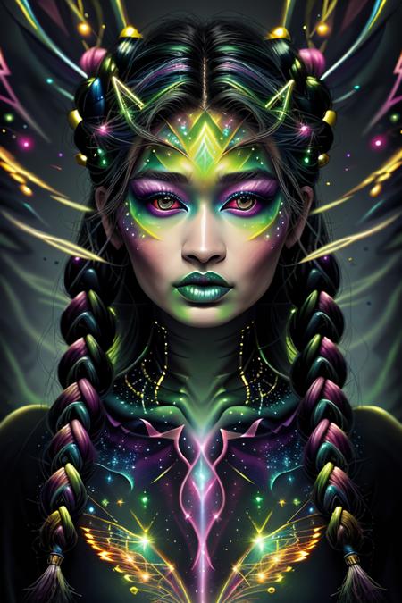 Celestial Chromatic with Bodypaint: A Symphony of Light and Color ?✨?