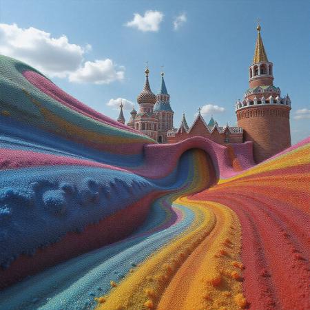 Multi-colored-sand