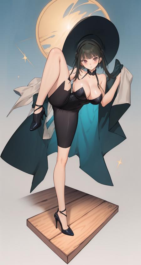高抬单腿_standing on one leg,leg up_片足で立つ,足を上げる