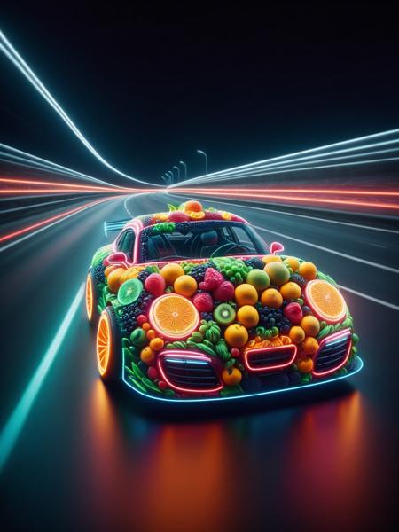 Neon Fruits Style SDXL & SD1.5