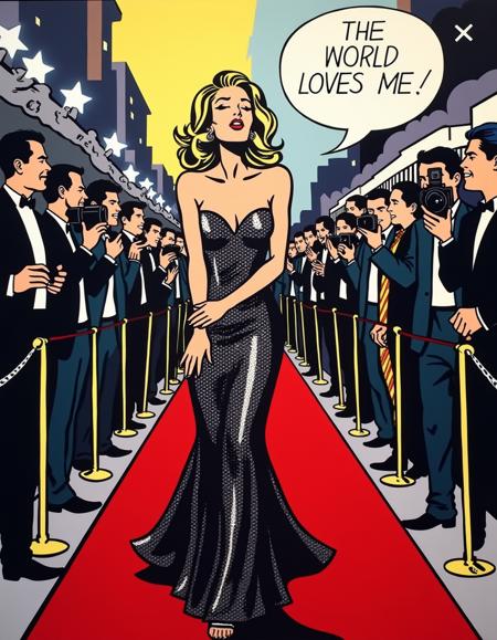 Lichtenstein Pop Style