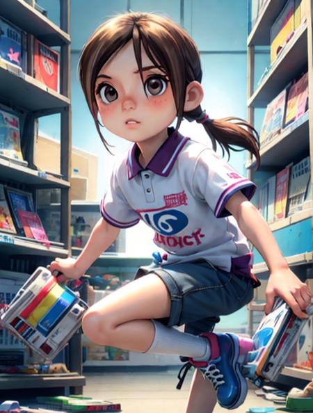 Carol from the videogame Onirism