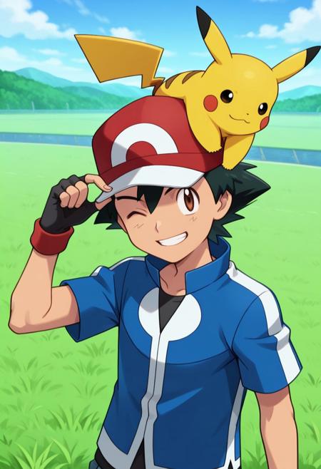Ash Ketchum - Pokemon X and Y Version - Pony + Illustrious