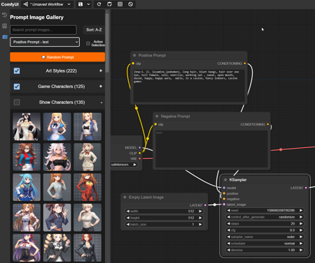 ComfyUI Prompt Gallery版本v1.0 (ID: 822813)
