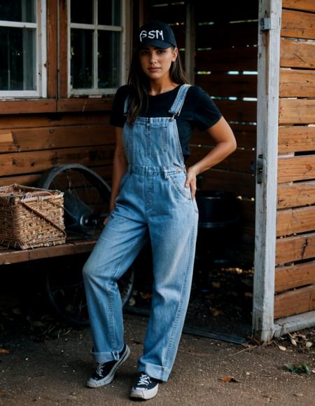Denim Overalls