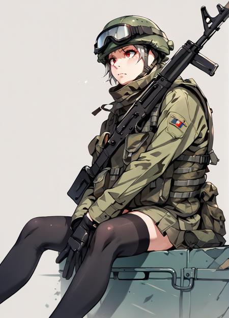 Russian soldier uniform (Pony XL)版本v2.0 (ID: 683618)