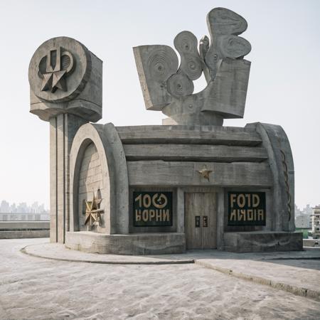 饱经沧桑的建筑——soviet style（Brutalism）architecture