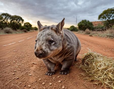 Wombat (Vombatus, Lasiorhinus) SD XL