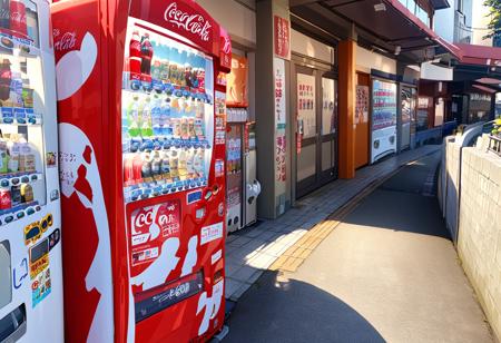 自動販売機1 Vending Machines in Japan SDXL