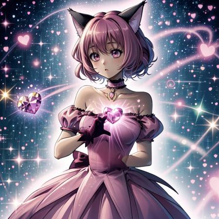heart gem on chest