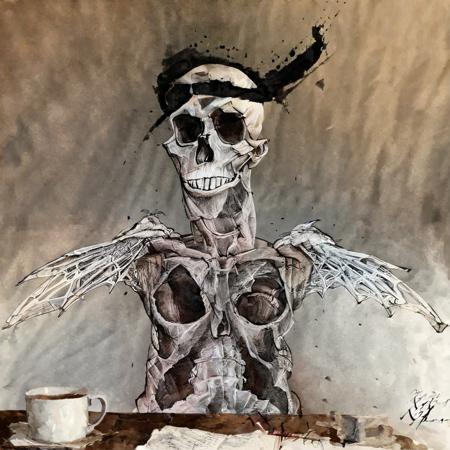 Ralph Steadman SDXL 1.0 art style lora