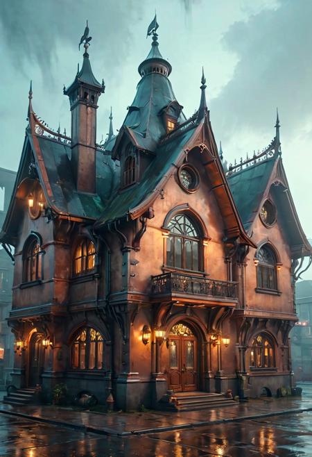 Dynamic Wildcard - steampunk house unleashed