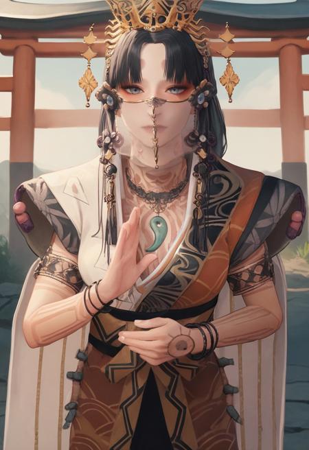 Yoshiro from Kunitsu-Gami: Path of the Goddess 世代 - 祇 くにつがみ版本v1.0 (ID: 700629)