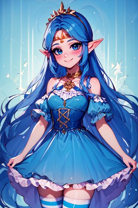 Nayru (The Legend Of Zelda: Oracle of Seasons) [Pony & SD1.5]