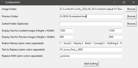 Image Sorting Organization Tool