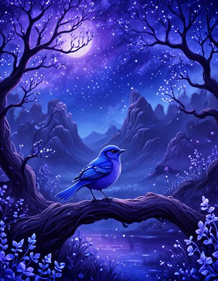 Celestial Blue Night Style