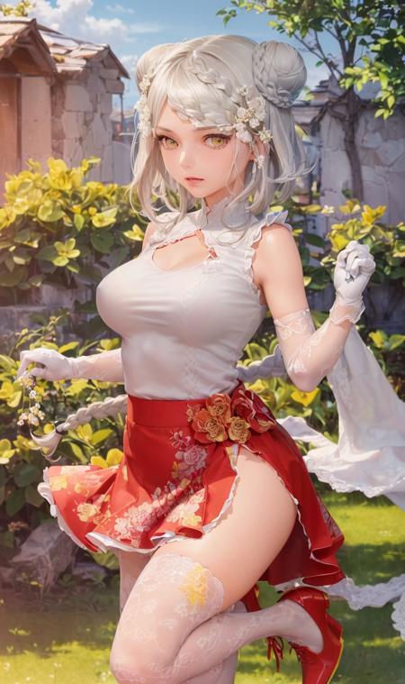 战舰少女r-重庆-曙光女神(Aurora)-绯衣金带服饰
