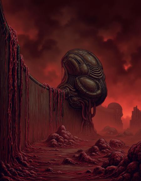 Scorn Environment Art Style Flux
