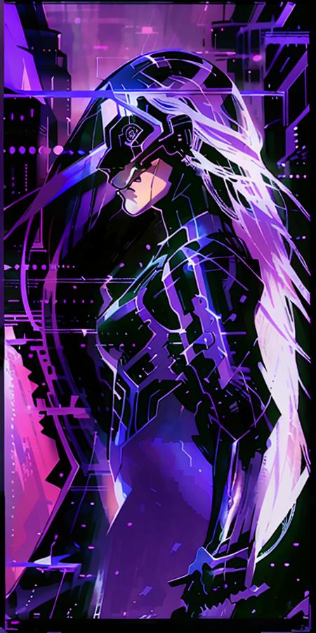 Cyberpunk 2077 Tarot card 512x1024