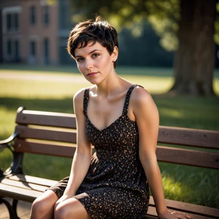 Short Layered Pixie Harstyle