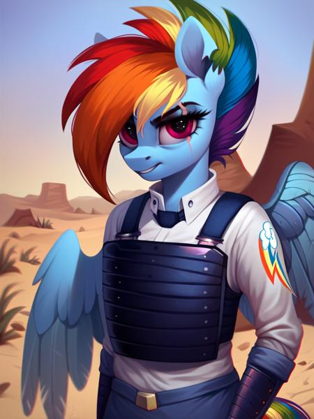 Rainbow Dash - Future War version