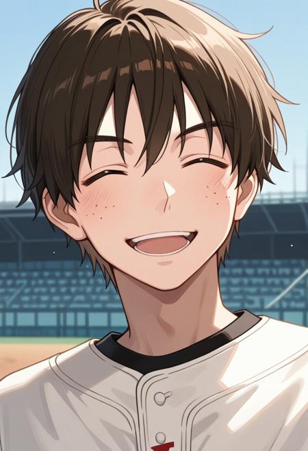 Kosuke Izumi - Big Windup! (Commission) - Pony + Illustrious