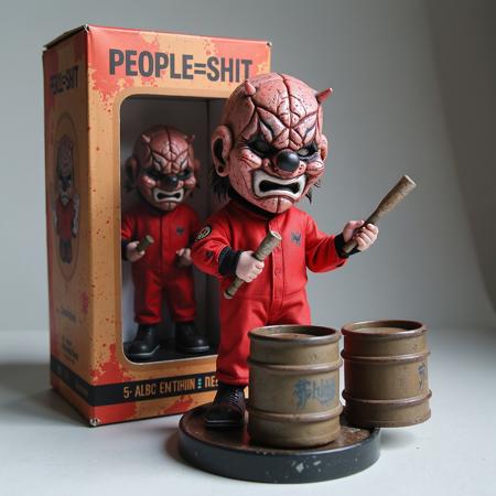 SLIPKNOT band. Number 6 masked. Clown