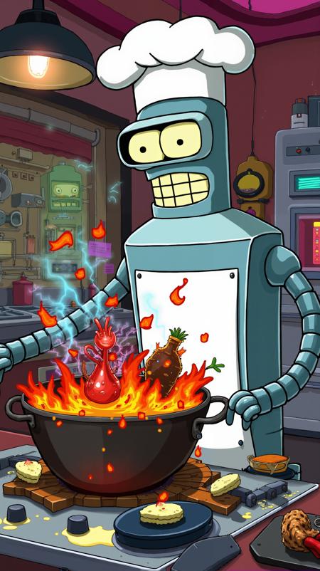 Futurama style (Flux)