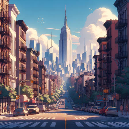 New York City, Empire State Building (Cityscape)