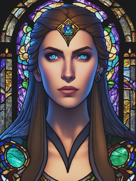 Stained Glass Portrait