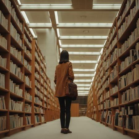 図書館 library SDXL