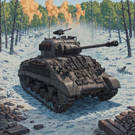 Sherman Firefly Tank (SDXL)