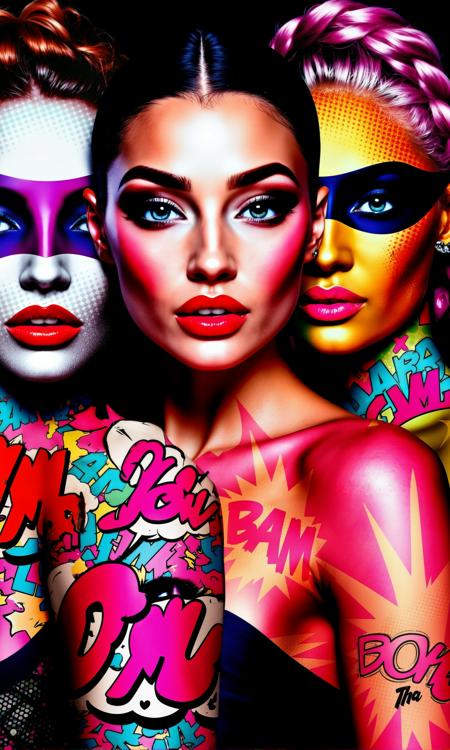 Comic Pop Art Skin [FLUX]