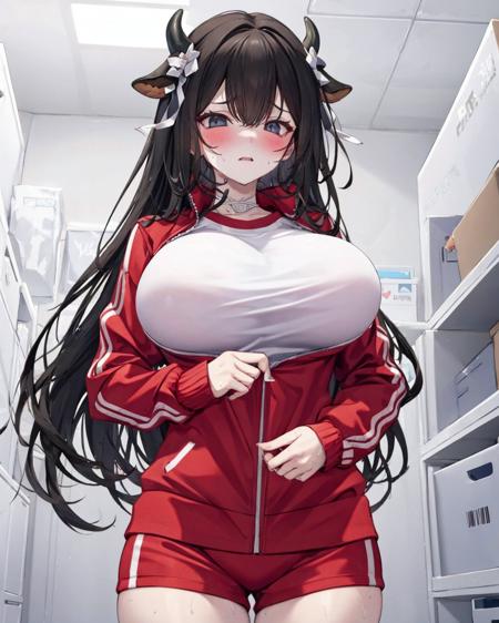 【Concept】Zipping Undersized Track Jacket 胸太大拉链拉不上