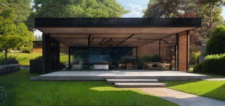 Landscape architecture Design 会客厅式景观建筑(Landscape-Oriented Rendering Algorithm)