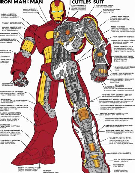 Robot structure diagram Style | SDXL版本v1.0 (ID: 213183)