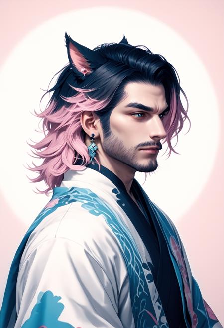 Miqo'te Embedding Set Female & Male Portraits Pony XL