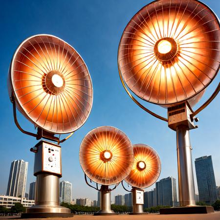 Parabolic halogen heater