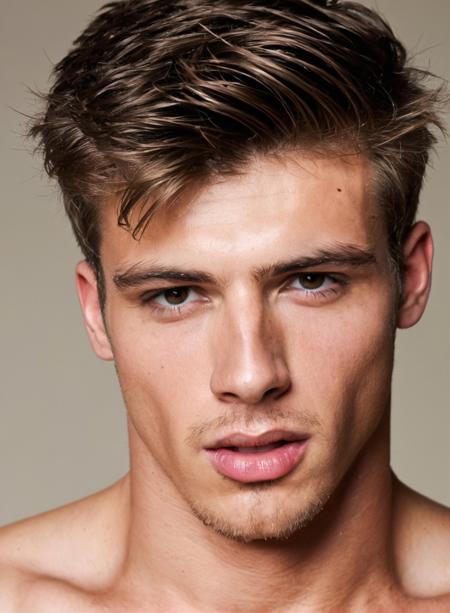 Cute handsome male models