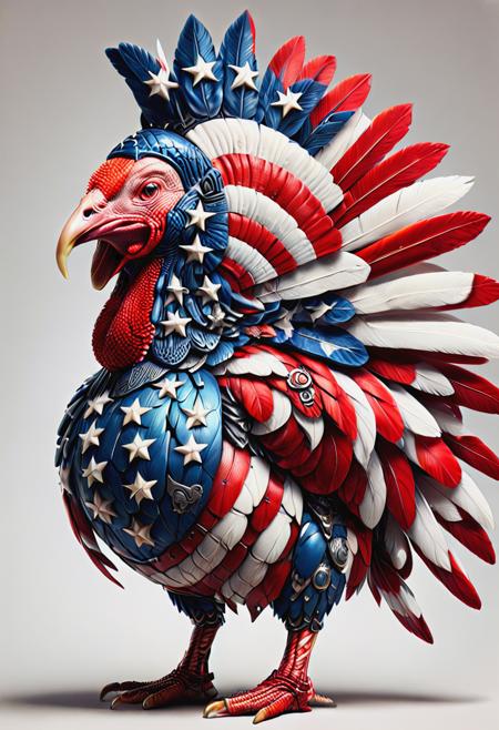 American flag Lora [SDXL]版本v1.0 (ID: 703340)
