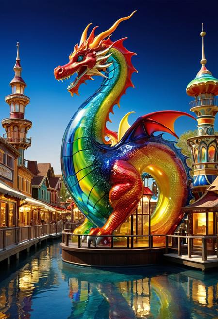 Colorful Murano Art Glass style - SDXL