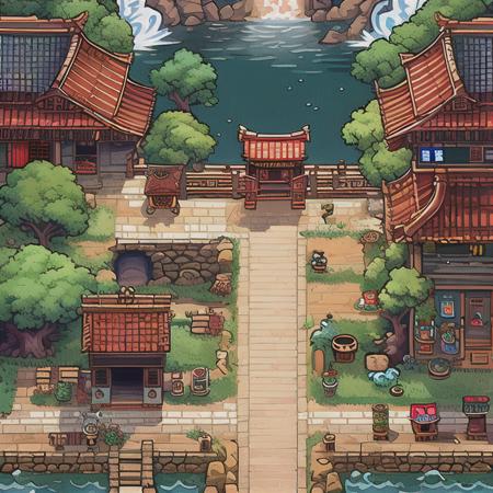 Ancient Chinese style towns