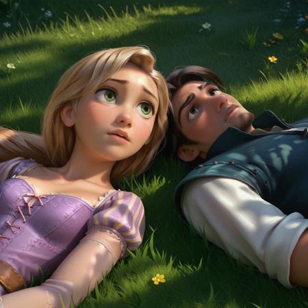 Rapunzel and flynn - Tangled -