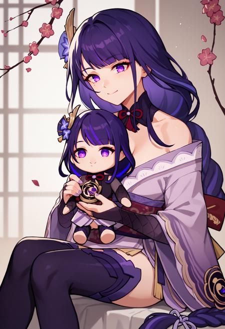 (PonyXL Concept) Holding Character Doll | 角色抱着fufu