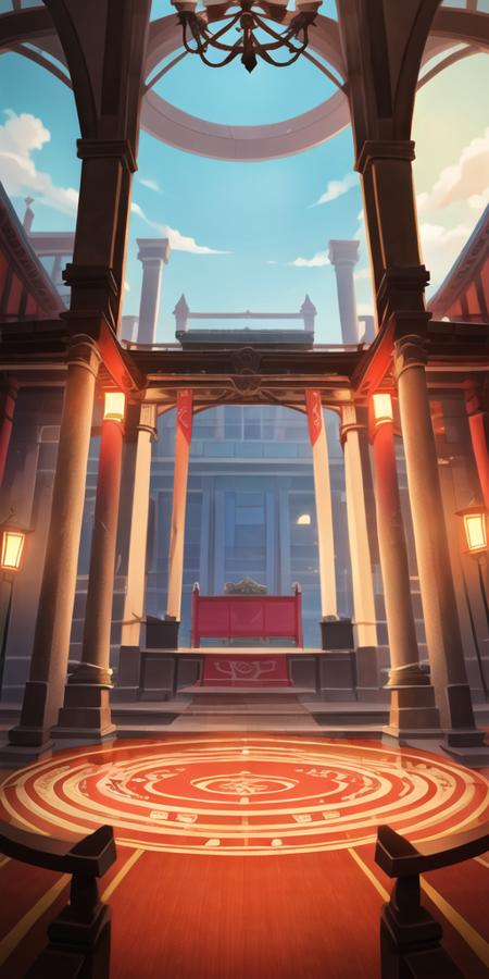 竖版游戏抽卡_站台背景v1.0版本v1.0 (ID: 331452)