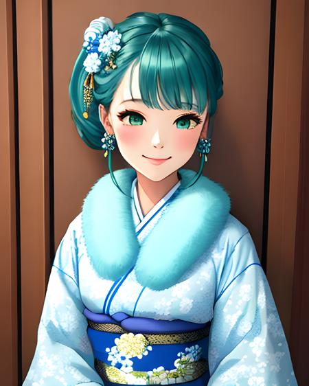 Furisode Fur Collar