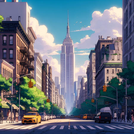 New York City, Empire State Building (Cityscape)